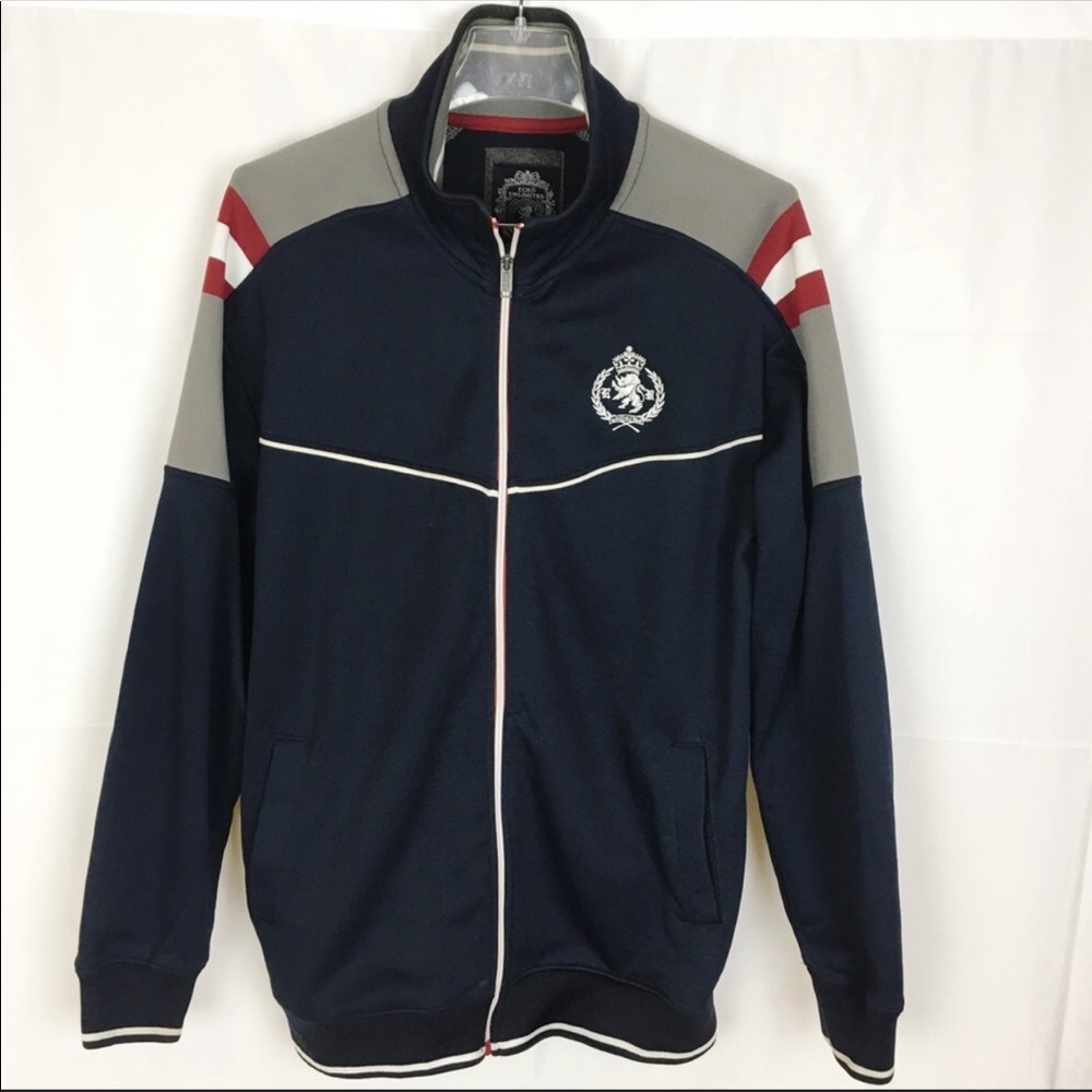 ECKO UNLIMITED Zip Up Jacket-Navy Blue-Medium
